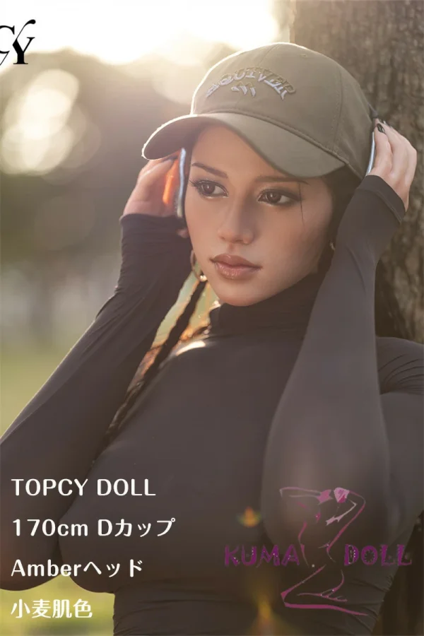 TOP-CYDOLL フルシリコン製 170cm Dカップ Amberヘッド ラブドール 欧美風ドール ドレッドヘア