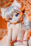 MW Girl（魔物姫）85cm 优米 ユウミちゃん 5.5kg 猫耳 ソフトビニール製頭部 シリコン製ボディ 肌色＆眼球色＆メイク＆ウィッグ＆衣装は宣材写真と同じ 甘ロリ風 フィギュア