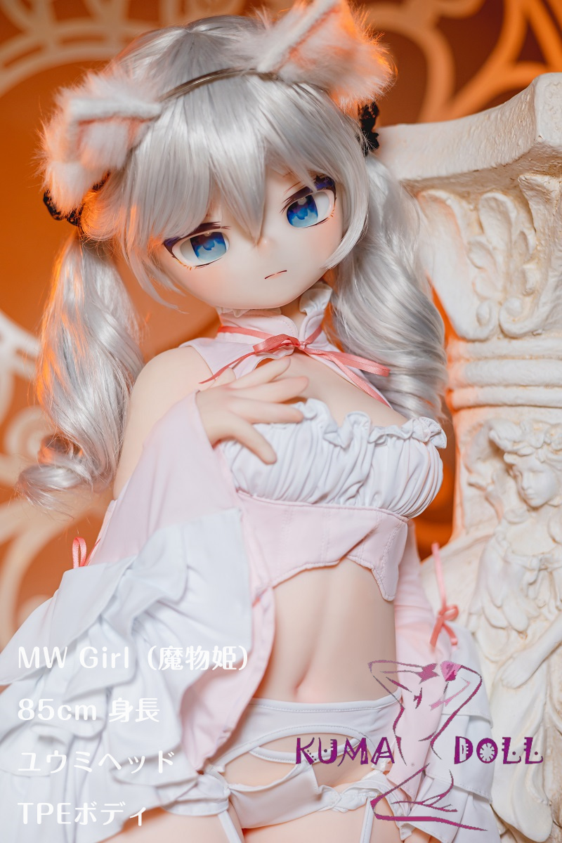 MW Girl（魔物姫）85cm 优米 ユウミちゃん 5.5kg 猫耳 ソフトビニール製頭部 シリコン製ボディ 肌色＆眼球色＆メイク＆ウィッグ＆衣装は宣材写真と同じ 甘ロリ風 フィギュア