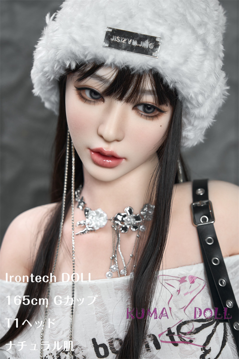 フルシリコン製ラブドール Irontech Doll 165cm Gカップ T1ヘッド クールガール オフショルダーTシャツ