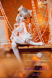 MW Girl（魔物姫）85cm 优米 ユウミちゃん 5.5kg 猫耳 ソフトビニール製頭部 シリコン製ボディ 肌色＆眼球色＆メイク＆ウィッグ＆衣装は宣材写真と同じ 甘ロリ風 フィギュア