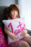 J-cute 133cm バスト平  AGD17 羽純（はずみ）ヘッド LL団 フルシリコン製 ラブドール ツインテールの愛らしい少女
