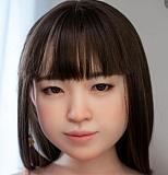 J-cute 133cm バスト平  AGD17 羽純（はずみ）ヘッド LL団 フルシリコン製 ラブドール ツインテールの愛らしい少女