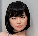 J-cute 133cm バスト平  AGD17 羽純（はずみ）ヘッド LL団 フルシリコン製 ラブドール ツインテールの愛らしい少女