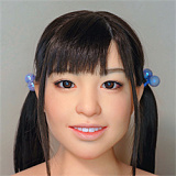 J-cute 133cm バスト平  AGD17 羽純（はずみ）ヘッド LL団 フルシリコン製 ラブドール ツインテールの愛らしい少女