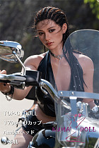 TOP-CYDOLL フルシリコン製 170cm Dカップ Amberヘッド ラブドール 欧美風ドール バイクガール