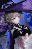 MW Girl（魔物姫）138cm 爆乳 塔塔莉ヘッド アニメドール シリコン頭部+TPE製ボディ 肌色＆眼球色＆メイク＆ウィッグは宣材写真と同じ 魔女風コスチューム