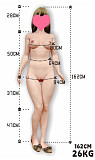 BQDOLL 軽量化 27kg 伴趣はんしゅ 162cm Cカップ B10 小舞（xiaowu） フルシリコン材質ラブドール 艶やかなリアルドール メタリックピンクのV字ハイレグワンピース