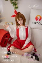 SHEDOLL 新作 148cm Dカップ  柠檬（Ningmeng）ヘッド  ラブドール ボディ材質選択可 元気な萌え系ドール