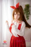SHEDOLL 新作 148cm Dカップ  柠檬（Ningmeng）ヘッド  ラブドール ボディ材質選択可 元気な萌え系ドール