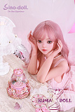 Sino Doll 戦闘機 70cm Lカップトルソー 爆乳 S60凛夭夭(Linyaoyao)ヘッド フルシリコン製ラブドール ピンクレースの姫系ドレス