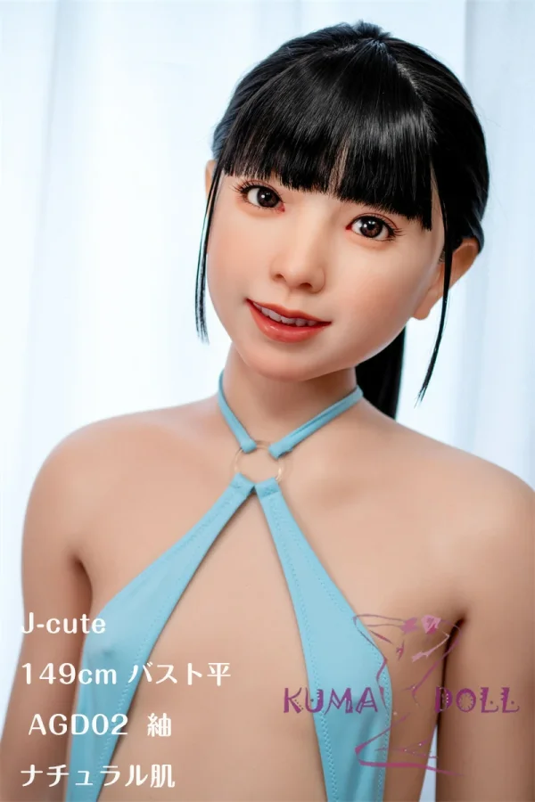 J-cute フルシリコン製 149cm バスト平 AGD02  紬ちゃん（つむぎ） 笑顔が魅力の可愛いラブドール ロリ系