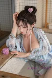 TOP-CYDOLL フルシリコン製 157cm Dカップ Noaヘッド 和風ラブドール 濡れ髪リアル皮膚メイク選択可能