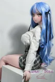 【8/31迄 12%OFF実施中！カートに入れると割引後の価格をご確認いただけます】Elsa Babe 148cm M  AHR016 中野花澄 二次元 アニメドール フルシリコン製 カスタマイズ可 JK制服 ブルーのロングウェーブヘア