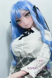 【8/31迄 12%OFF実施中！カートに入れると割引後の価格をご確認いただけます】Elsa Babe 148cm M  AHR016 中野花澄 二次元 アニメドール フルシリコン製 カスタマイズ可 JK制服 ブルーのロングウェーブヘア