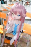 MOZU DOLL 130cm バスト小 星葉（ほしば）ちゃん ビニール製頭部+TPE製ボディ 肌色＆眼球色＆メイク＆ウィッグは宣材写真と同じ  JK制服