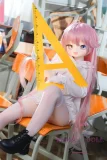 MOZU DOLL 130cm バスト小 星葉（ほしば）ちゃん ビニール製頭部+TPE製ボディ 肌色＆眼球色＆メイク＆ウィッグは宣材写真と同じ ツインテール オッドアイ