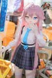 MOZU DOLL 130cm バスト小 星葉（ほしば）ちゃん ビニール製頭部+TPE製ボディ 肌色＆眼球色＆メイク＆ウィッグは宣材写真と同じ  JK制服