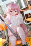 MOZU DOLL 130cm バスト小 星葉（ほしば）ちゃん ビニール製頭部+TPE製ボディ 肌色＆眼球色＆メイク＆ウィッグは宣材写真と同じ ツインテール オッドアイ