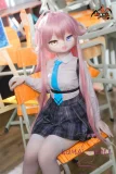 MOZU DOLL 130cm バスト小 星葉（ほしば）ちゃん ビニール製頭部+TPE製ボディ 肌色＆眼球色＆メイク＆ウィッグは宣材写真と同じ  JK制服