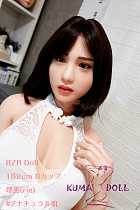 【みん得開封レビュー】番組【一体のみ即納品・最短翌日到着】フルシリコン製ラブドール RZR Doll 162cm Bカップ 理惠(rie)ヘッド 一体式膣 陰毛有り モフエク植毛