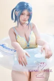 ダッチワイフ 青い髪の巨乳