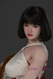 TOP-CYDOLL フルシリコン製 168cm Fカップ 静川 由里ヘッド 教師風  OL眼鏡っ娘x知的美人 高身長ラブドール 掲載画像はリアル皮膚メイク付き