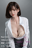 Real Girl (Ｃ工場製)  ダッチワイフ 169cm巨乳 Eカップ  深田ヘッド ボディTPE/シリコン選択可能 白シャツx 黒ストッキング セックス人形 オフィスレディ