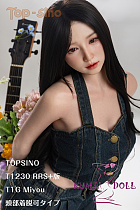 【RRS+版】TOPSINO TYPEグラビアミニ子 T1230 T1G米悠 頭部取り外しタイプ フルシリコン製ラブドール ジーンズスカート