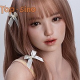 【TopsinoTYPEグラビア新作販売！！12%OFF！！7/15迄】【RRS+版】TOPSINO TYPEグラビアミニ子 T1230 T31B 米環（Mihuan）ヘッド取り外しタイプ フルシリコン製ラブドール リボン付きガーリースタイル
