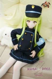 MOZU DOLL 65cm 光ちゃん ソフトビニール製頭部 シリコン製 ボディ 肌色＆眼球色＆メイク＆ウィッグは宣材写真と同じ  3.5kg ミニフィギュア エルフ風の耳 ツンデレ表情