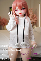 【S-TPE製】【カスタマイズ品】ラブドール 色気美人 Irokebijin S-TPE製 120cm Kカップ Pocchari体型 Aisa ふくよか美人 オーラル可能