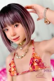 J-cute フルシリコン製 149cm バスト平 AGD02  紬ちゃん（つむぎ）ラブドール 赤ビキニx短髪  萌え系
