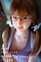 J-cute 149cm バスト平 AGD02 紬ヘッド フルシリコン製ラブドール メガネっ子 ナチュラル系リアルドール
