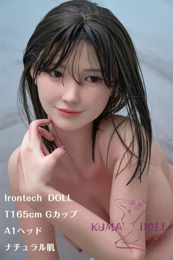 フルシリコン製ラブドール Irontech Doll（orientalシリーズ）T165cm Gカップ A1ヘッド 等身大ダッチワイフ バスルームで濡れ髪の美少女