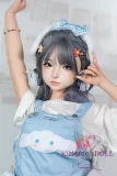 SHEDOLL 140cm Aカップ 南溪（Nanxi）ヘッド  掲載画像はフルシリコン製 妹系ラブドール 灰色のツインテールxブルーの瞳 高クオリティ版塗装加工選択可