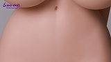 【戦闘機】フルシリコン製ラブドール Sino Doll 実践向け 161cm Hカップ S42 Linxia ヘッド 軽量化 掲載画像はリアルメイク付き 顔は蝋人形メイク付き