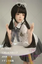 FUDOLL ラブドール J008环奈ヘッド 136cm Aカップ 低身長ラブドール 掲載画像はTPEボディ＋シリコンヘッド ボディ材質及び身長など選べる