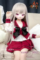 MOZU DOLL 85cm Aカップ Nona 奈奈 ソフトビニール製頭部 TPE製ボディ 肌色＆眼球色＆メイク＆ウィッグは宣材写真と同じ  6kg