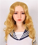 リアルスキンシリーズ Sanhui Doll 皮膚メイク付き 158cm Eカップ#41ヘッド フルシリコン製ラブドール タイトスカート