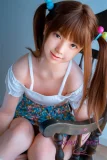 J-cute 149cm バスト平 AGD02 紬ヘッド フルシリコン製ラブドール 清楚系ツインテール美少女