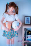 J-cute 149cm バスト平 AGD02 紬ヘッド フルシリコン製ラブドール 清楚系ツインテール美少女
