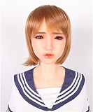 リアルスキンシリーズ Sanhui Doll 皮膚メイク付き 158cm Eカップ#41ヘッド フルシリコン製ラブドール タイトスカート