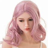 リアルスキンシリーズ Sanhui Doll 皮膚メイク付き 158cm Eカップ#41ヘッド フルシリコン製ラブドール タイトスカート