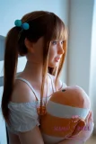 J-cute 149cm バスト平 AGD02 紬ヘッド フルシリコン製ラブドール 清楚系ツインテール美少女