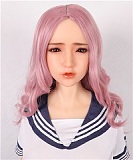 リアルスキンシリーズ Sanhui Doll 皮膚メイク付き 158cm Eカップ#41ヘッド フルシリコン製ラブドール タイトスカート