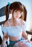 J-cute 149cm バスト平 AGD02 紬ヘッド フルシリコン製ラブドール 清楚系ツインテール美少女