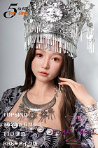 【RRS+版】TOPSINO 162cm Gカップ TYPEグラビア T1D 米悠（miyou）ヘッド ミャオ族少女 フルシリコン製 ラブドール 等身大ダッチワイフ