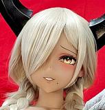 アニメドール Aotume Doll 160cm Kカップ #131 エルフ耳は飾り 掲載画像はシリコンヘッド＋TPEボディ ヘッド及びボディー材質選択可能