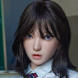 蛍火日記 159cm Eカップ 千島（Qiandao）ヘッド メイク② シリコン頭部+TPEボディ ラブドール 清純美少女